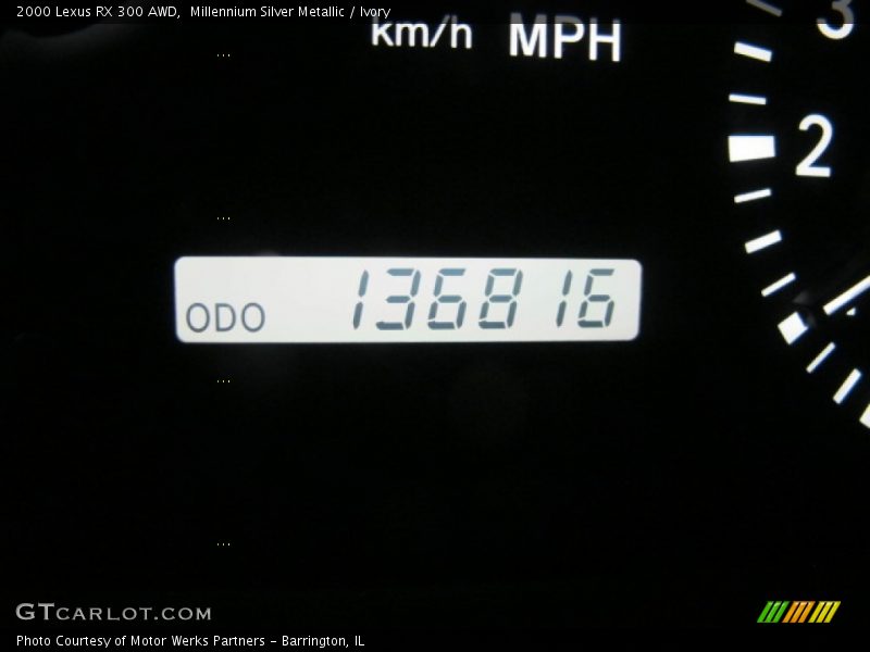 Millennium Silver Metallic / Ivory 2000 Lexus RX 300 AWD