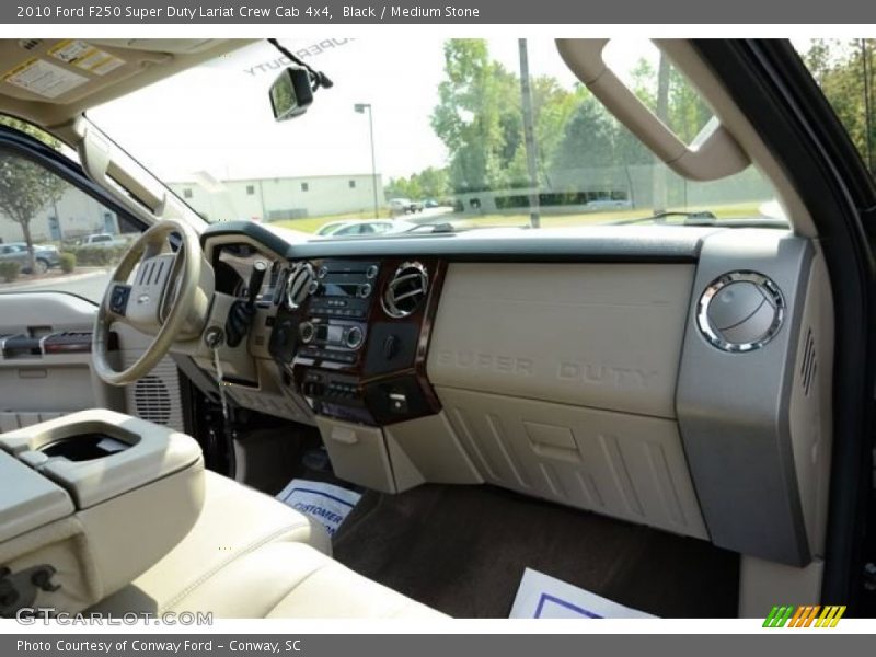 Black / Medium Stone 2010 Ford F250 Super Duty Lariat Crew Cab 4x4