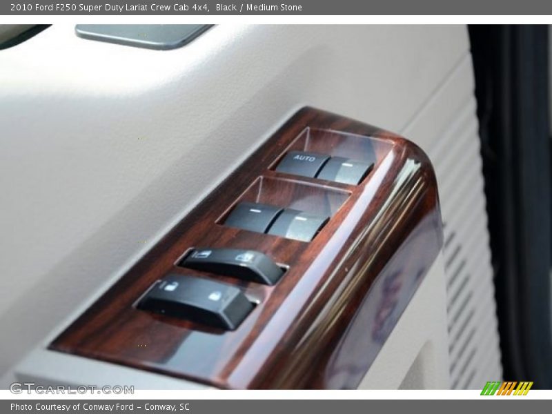 Black / Medium Stone 2010 Ford F250 Super Duty Lariat Crew Cab 4x4