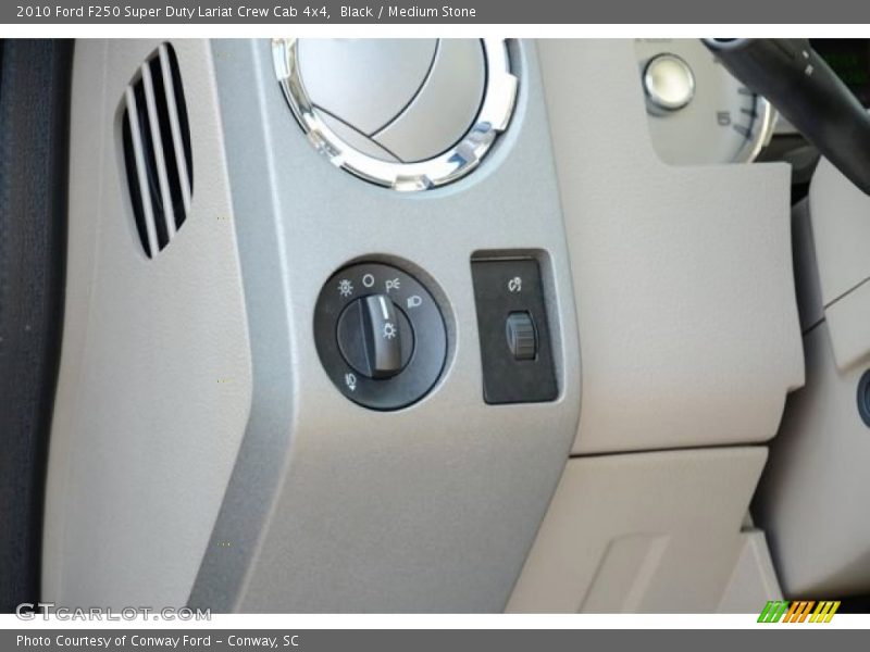 Black / Medium Stone 2010 Ford F250 Super Duty Lariat Crew Cab 4x4