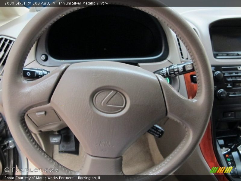 Millennium Silver Metallic / Ivory 2000 Lexus RX 300 AWD
