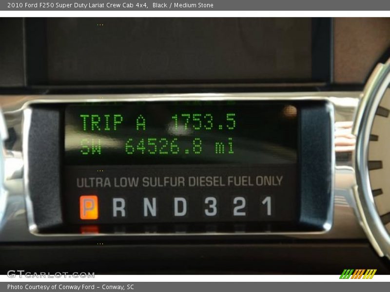 Black / Medium Stone 2010 Ford F250 Super Duty Lariat Crew Cab 4x4