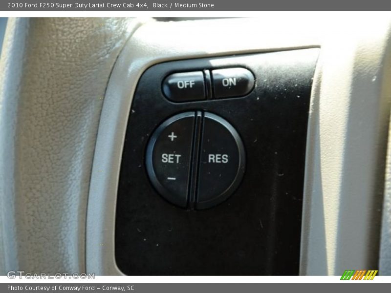 Black / Medium Stone 2010 Ford F250 Super Duty Lariat Crew Cab 4x4