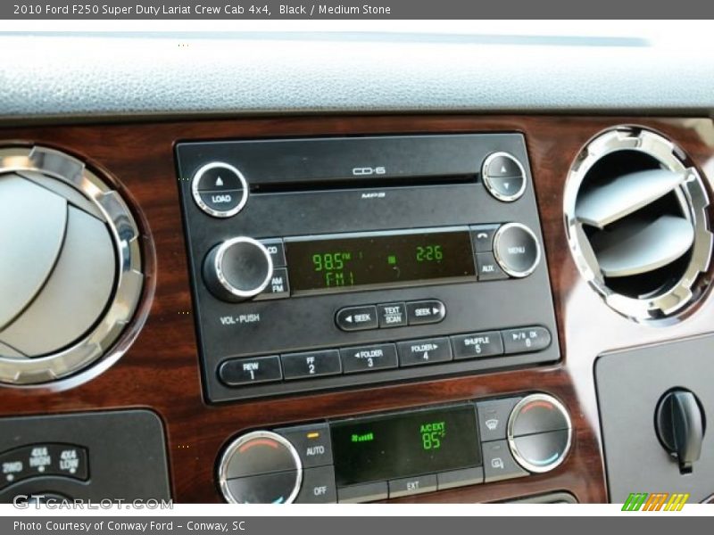 Black / Medium Stone 2010 Ford F250 Super Duty Lariat Crew Cab 4x4