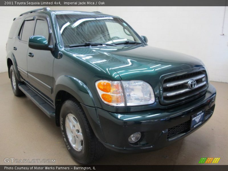 Imperial Jade Mica / Oak 2001 Toyota Sequoia Limited 4x4