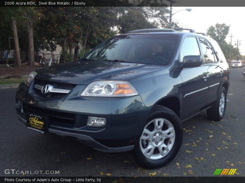 Steel Blue Metallic / Ebony 2006 Acura MDX
