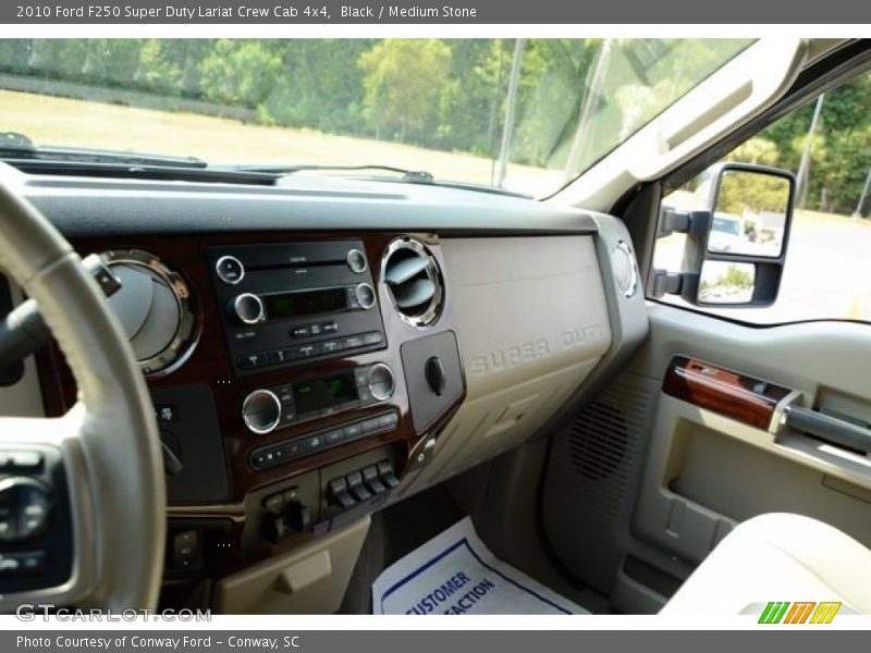 Black / Medium Stone 2010 Ford F250 Super Duty Lariat Crew Cab 4x4