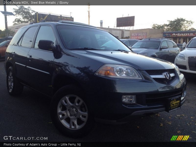 Steel Blue Metallic / Ebony 2006 Acura MDX