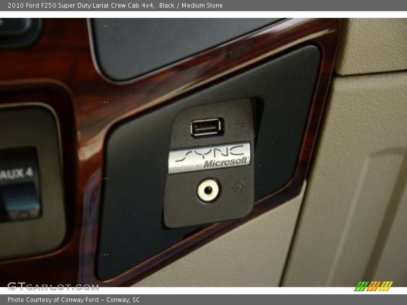 Black / Medium Stone 2010 Ford F250 Super Duty Lariat Crew Cab 4x4