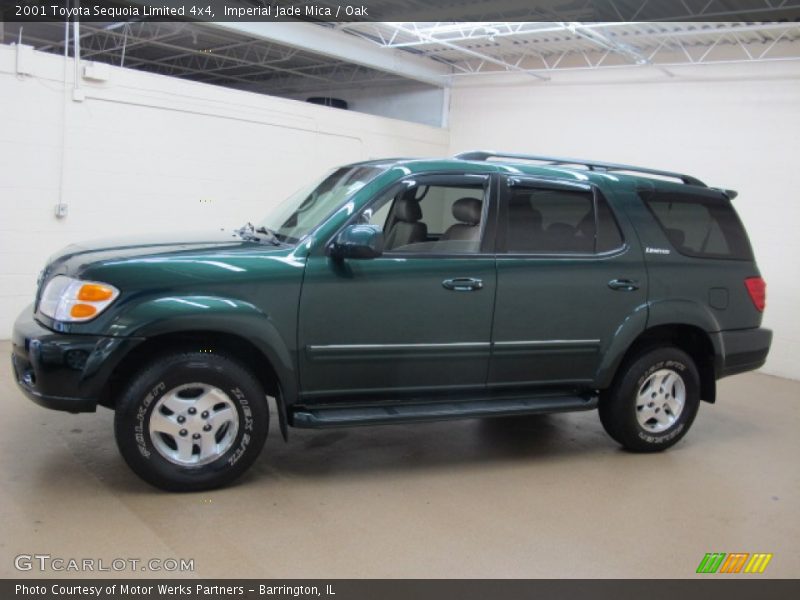 Imperial Jade Mica / Oak 2001 Toyota Sequoia Limited 4x4