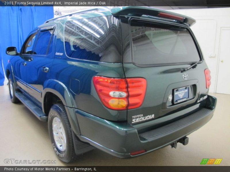 Imperial Jade Mica / Oak 2001 Toyota Sequoia Limited 4x4