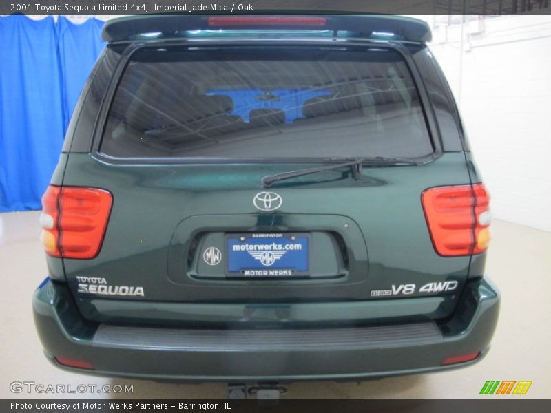 Imperial Jade Mica / Oak 2001 Toyota Sequoia Limited 4x4