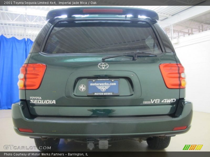 Imperial Jade Mica / Oak 2001 Toyota Sequoia Limited 4x4