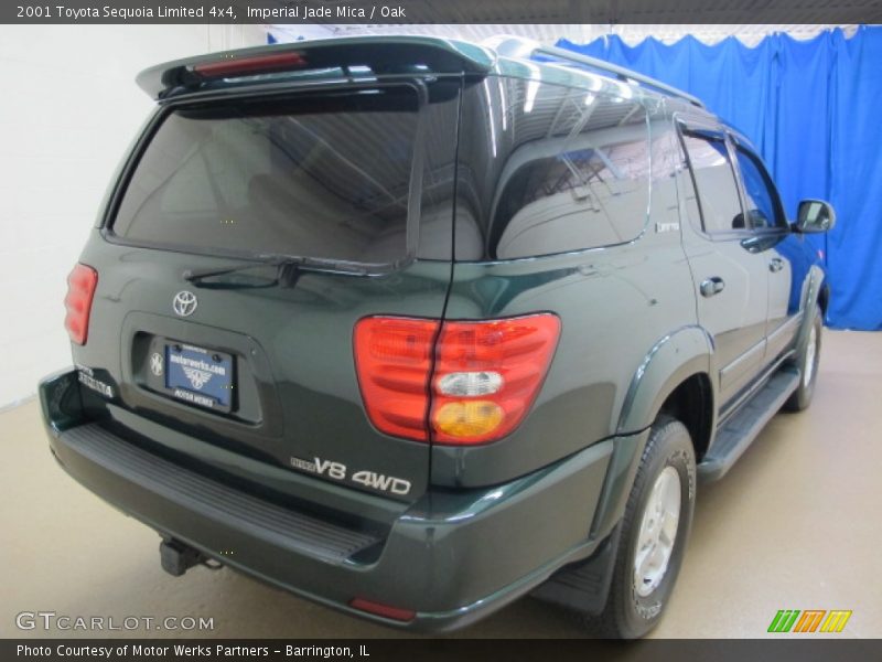 Imperial Jade Mica / Oak 2001 Toyota Sequoia Limited 4x4