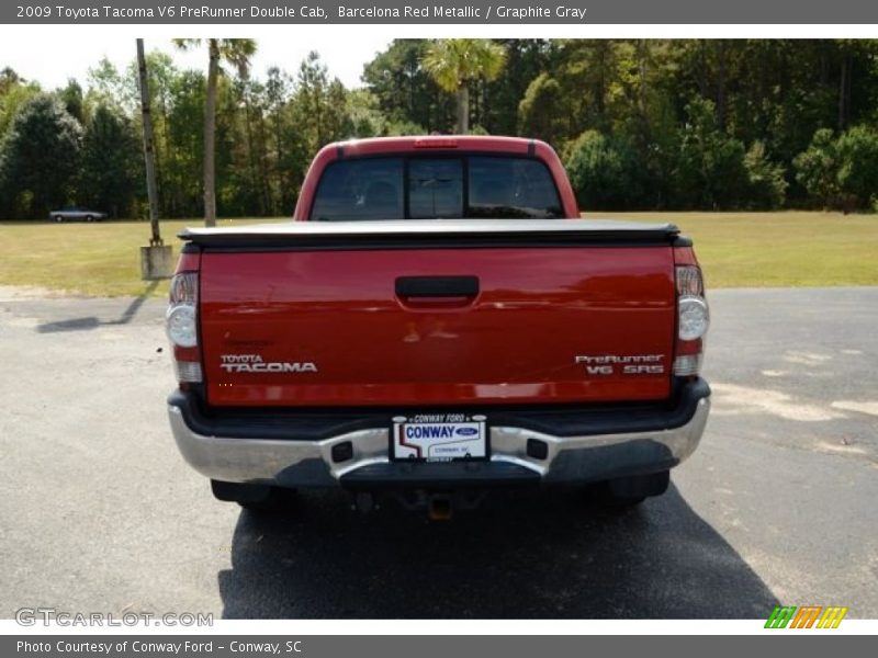 Barcelona Red Metallic / Graphite Gray 2009 Toyota Tacoma V6 PreRunner Double Cab