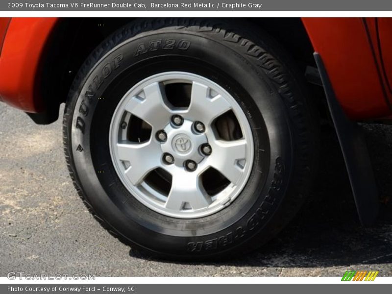 Barcelona Red Metallic / Graphite Gray 2009 Toyota Tacoma V6 PreRunner Double Cab