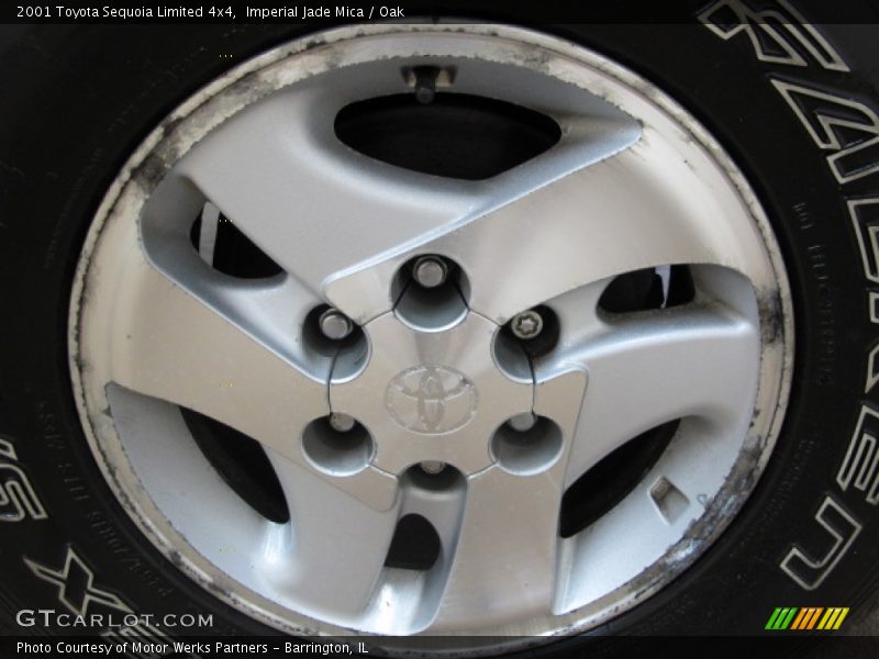 Imperial Jade Mica / Oak 2001 Toyota Sequoia Limited 4x4