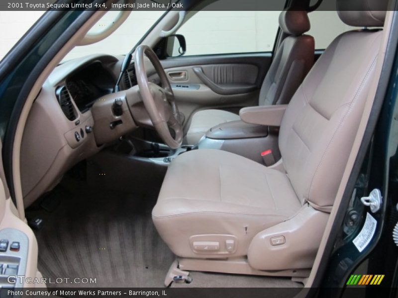 Imperial Jade Mica / Oak 2001 Toyota Sequoia Limited 4x4