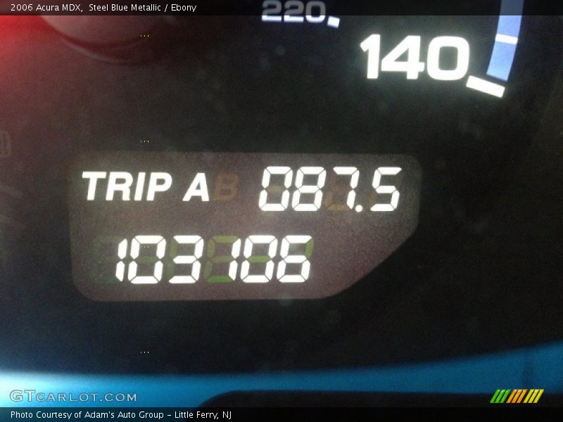 Steel Blue Metallic / Ebony 2006 Acura MDX
