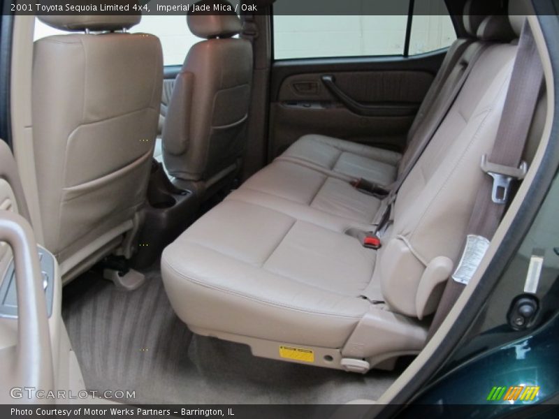 Imperial Jade Mica / Oak 2001 Toyota Sequoia Limited 4x4
