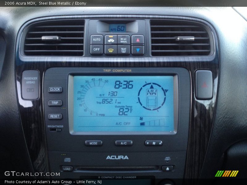 Steel Blue Metallic / Ebony 2006 Acura MDX