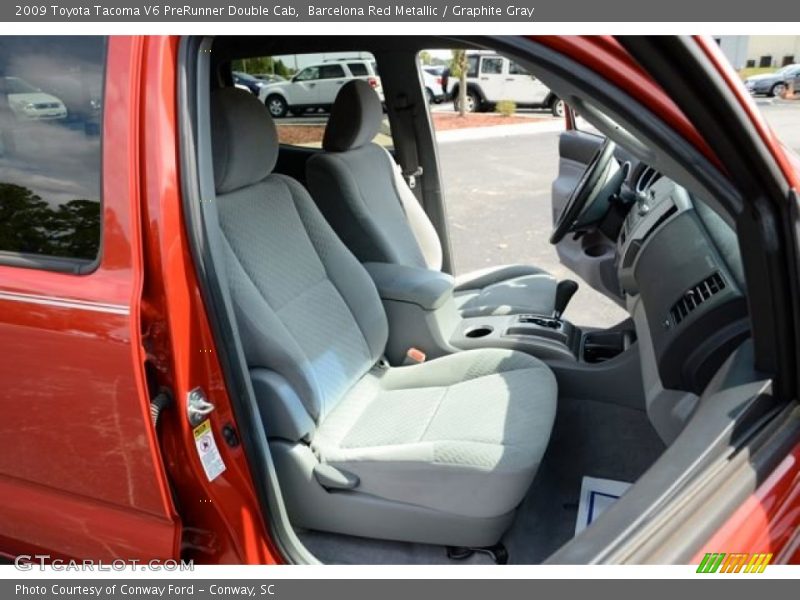Barcelona Red Metallic / Graphite Gray 2009 Toyota Tacoma V6 PreRunner Double Cab