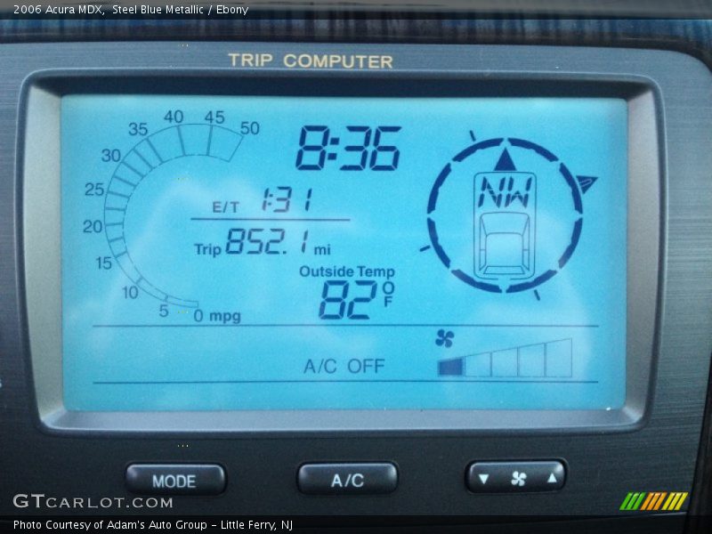 Steel Blue Metallic / Ebony 2006 Acura MDX
