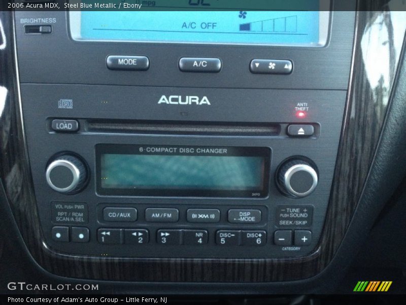 Steel Blue Metallic / Ebony 2006 Acura MDX