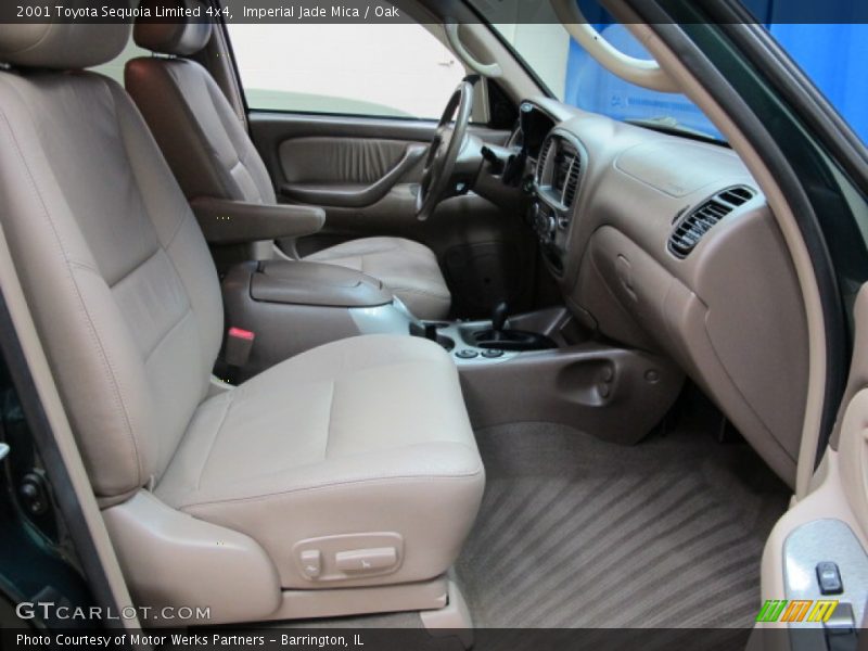 Imperial Jade Mica / Oak 2001 Toyota Sequoia Limited 4x4