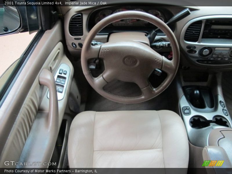 Imperial Jade Mica / Oak 2001 Toyota Sequoia Limited 4x4
