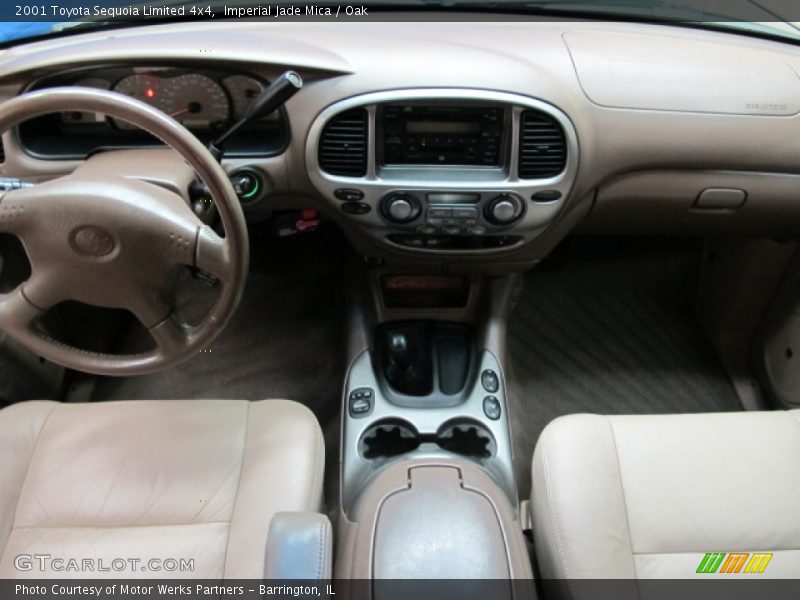Imperial Jade Mica / Oak 2001 Toyota Sequoia Limited 4x4