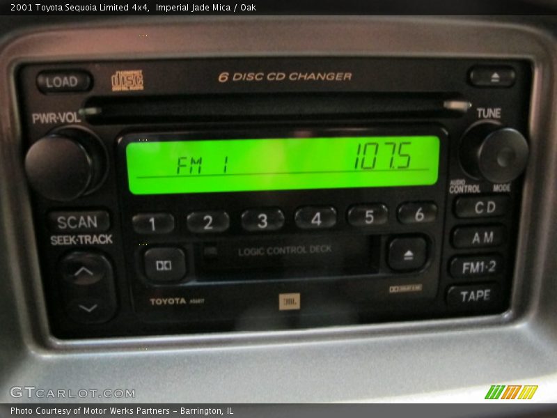 Imperial Jade Mica / Oak 2001 Toyota Sequoia Limited 4x4