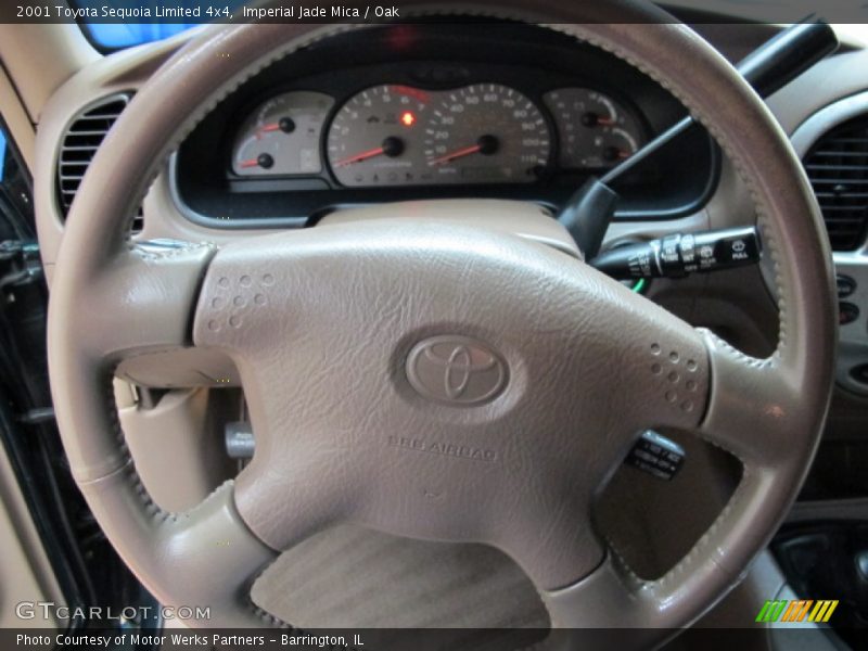 Imperial Jade Mica / Oak 2001 Toyota Sequoia Limited 4x4