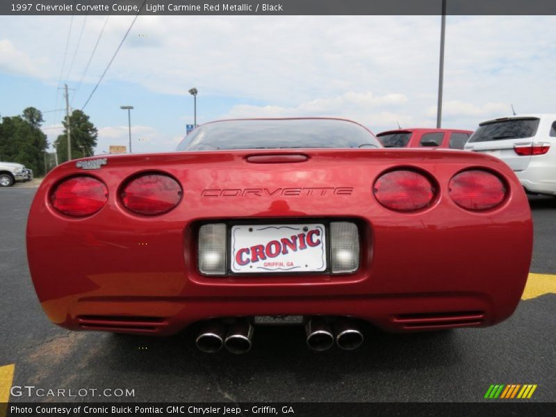 Light Carmine Red Metallic / Black 1997 Chevrolet Corvette Coupe