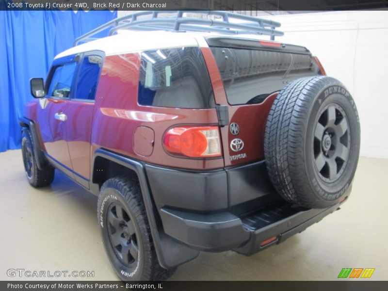 Brick Red / Dark Charcoal 2008 Toyota FJ Cruiser 4WD