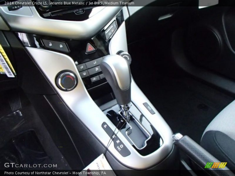 Atlantis Blue Metallic / Jet Black/Medium Titanium 2014 Chevrolet Cruze LS