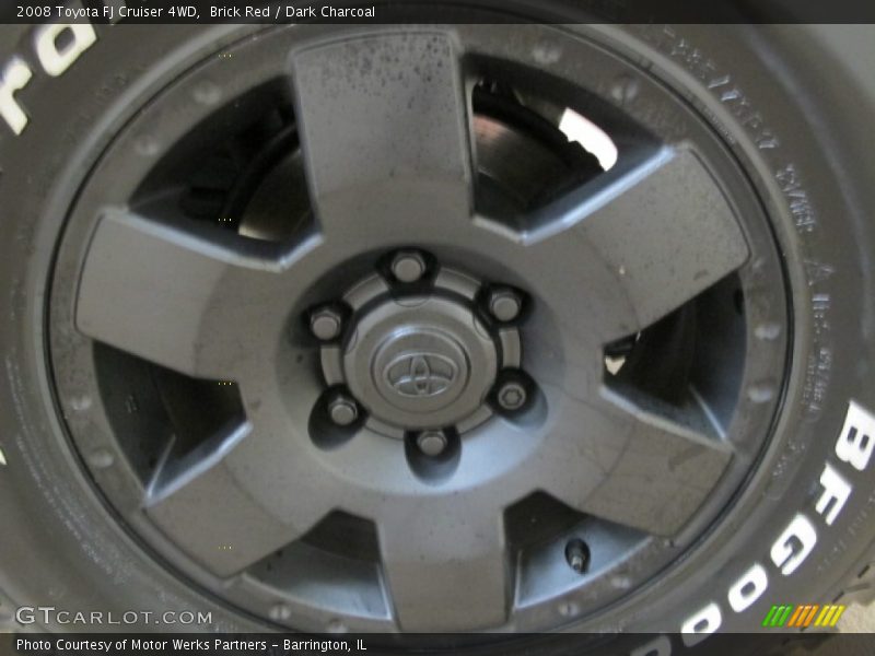 Brick Red / Dark Charcoal 2008 Toyota FJ Cruiser 4WD