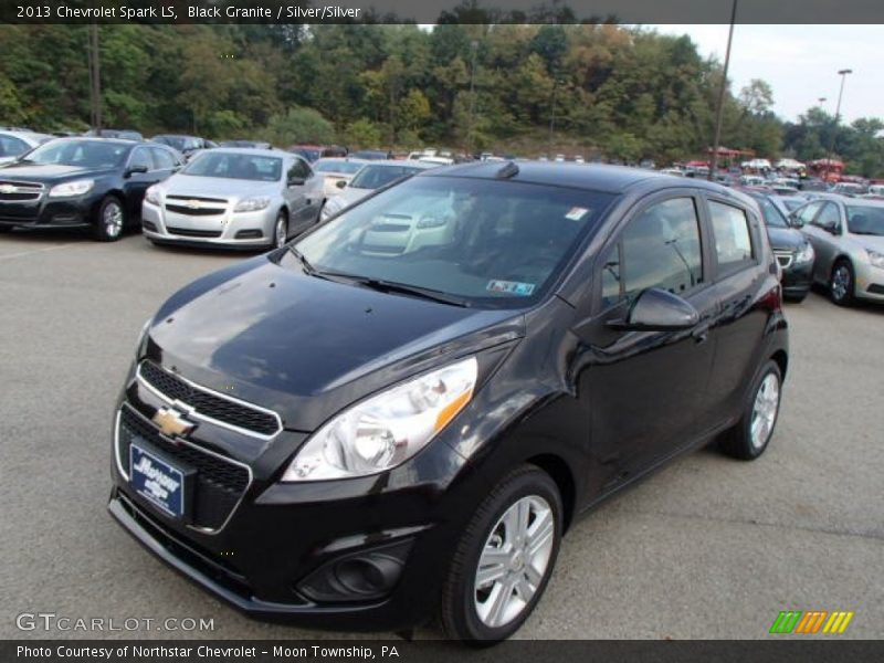 Black Granite / Silver/Silver 2013 Chevrolet Spark LS