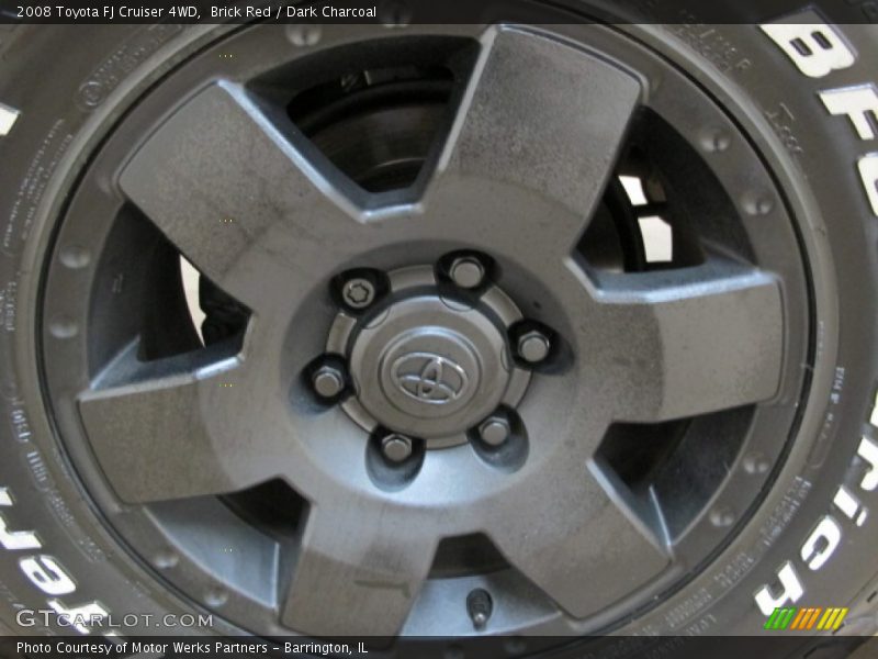 Brick Red / Dark Charcoal 2008 Toyota FJ Cruiser 4WD