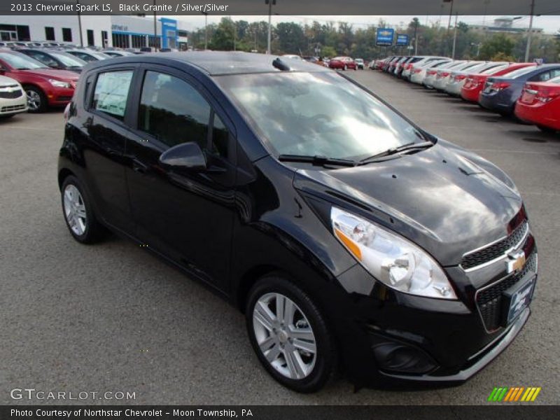 Black Granite / Silver/Silver 2013 Chevrolet Spark LS
