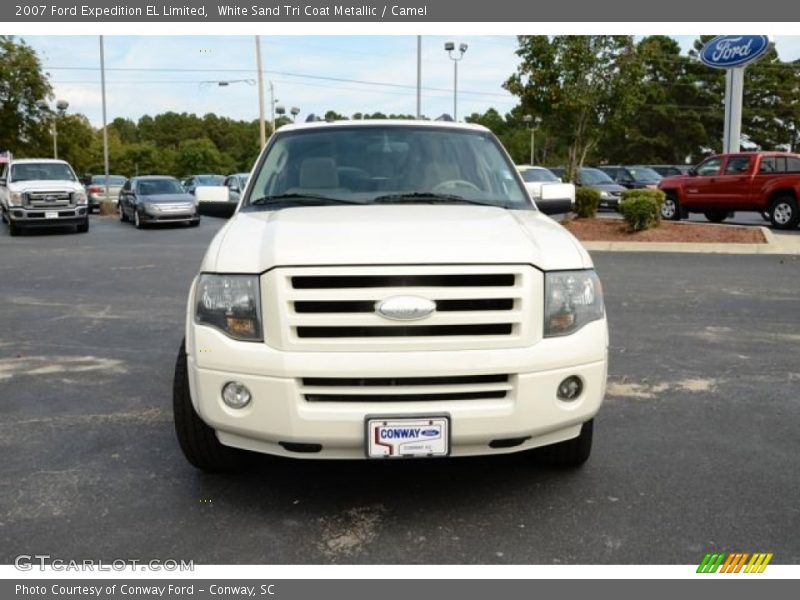 White Sand Tri Coat Metallic / Camel 2007 Ford Expedition EL Limited