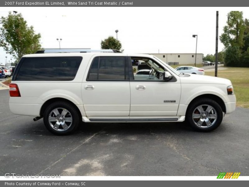 White Sand Tri Coat Metallic / Camel 2007 Ford Expedition EL Limited