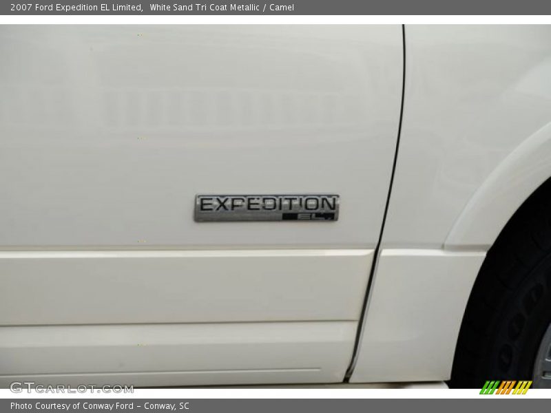White Sand Tri Coat Metallic / Camel 2007 Ford Expedition EL Limited