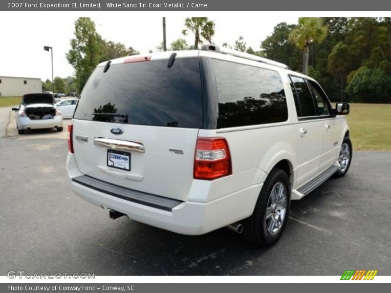 White Sand Tri Coat Metallic / Camel 2007 Ford Expedition EL Limited