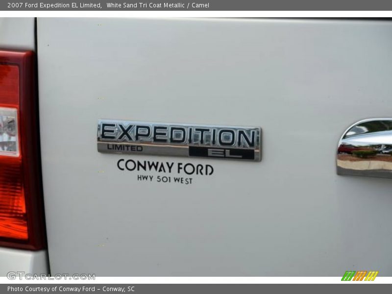 White Sand Tri Coat Metallic / Camel 2007 Ford Expedition EL Limited