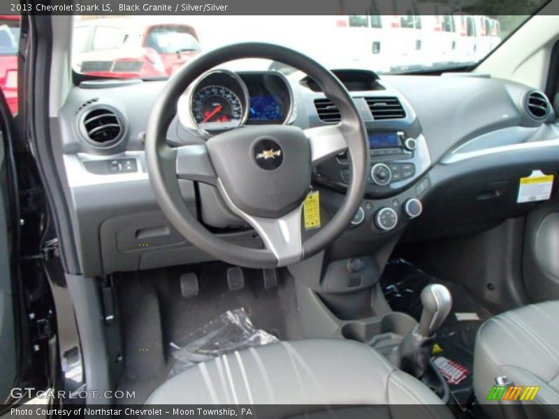 Black Granite / Silver/Silver 2013 Chevrolet Spark LS