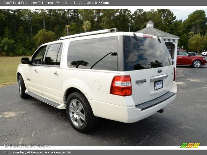 White Sand Tri Coat Metallic / Camel 2007 Ford Expedition EL Limited
