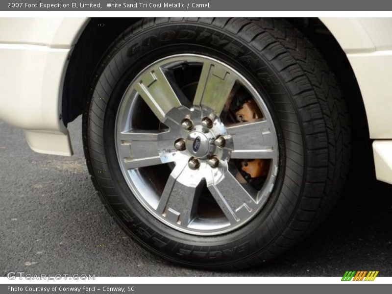 White Sand Tri Coat Metallic / Camel 2007 Ford Expedition EL Limited