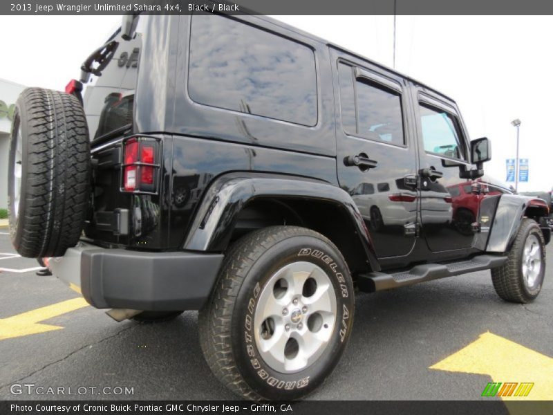 Black / Black 2013 Jeep Wrangler Unlimited Sahara 4x4