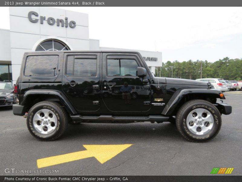 Black / Black 2013 Jeep Wrangler Unlimited Sahara 4x4